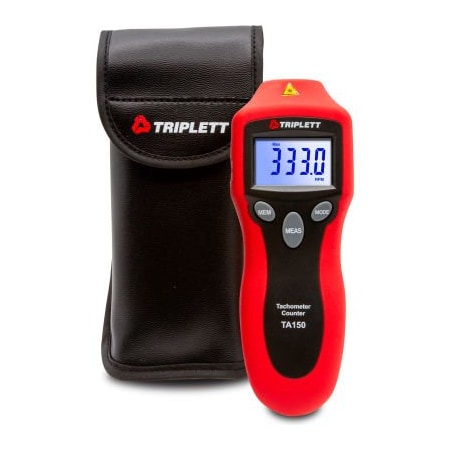 Jewell Instruments Paper Triplett Laser Photo Tachometer, 19-3/4in Max Target Distance TA150